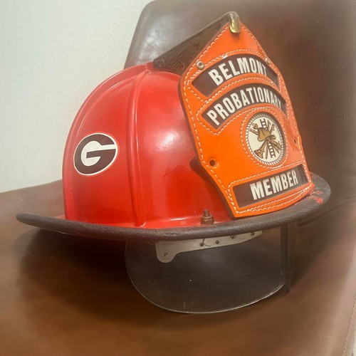 Rare Belmont Firefighter Helmet Fireman Rescue Gear Collectible F/S From Japan - Picture 2 of 6
