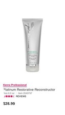 Kenra Platinum Restorative Reconstructor 6oz/177mL Full Size Hair Mask