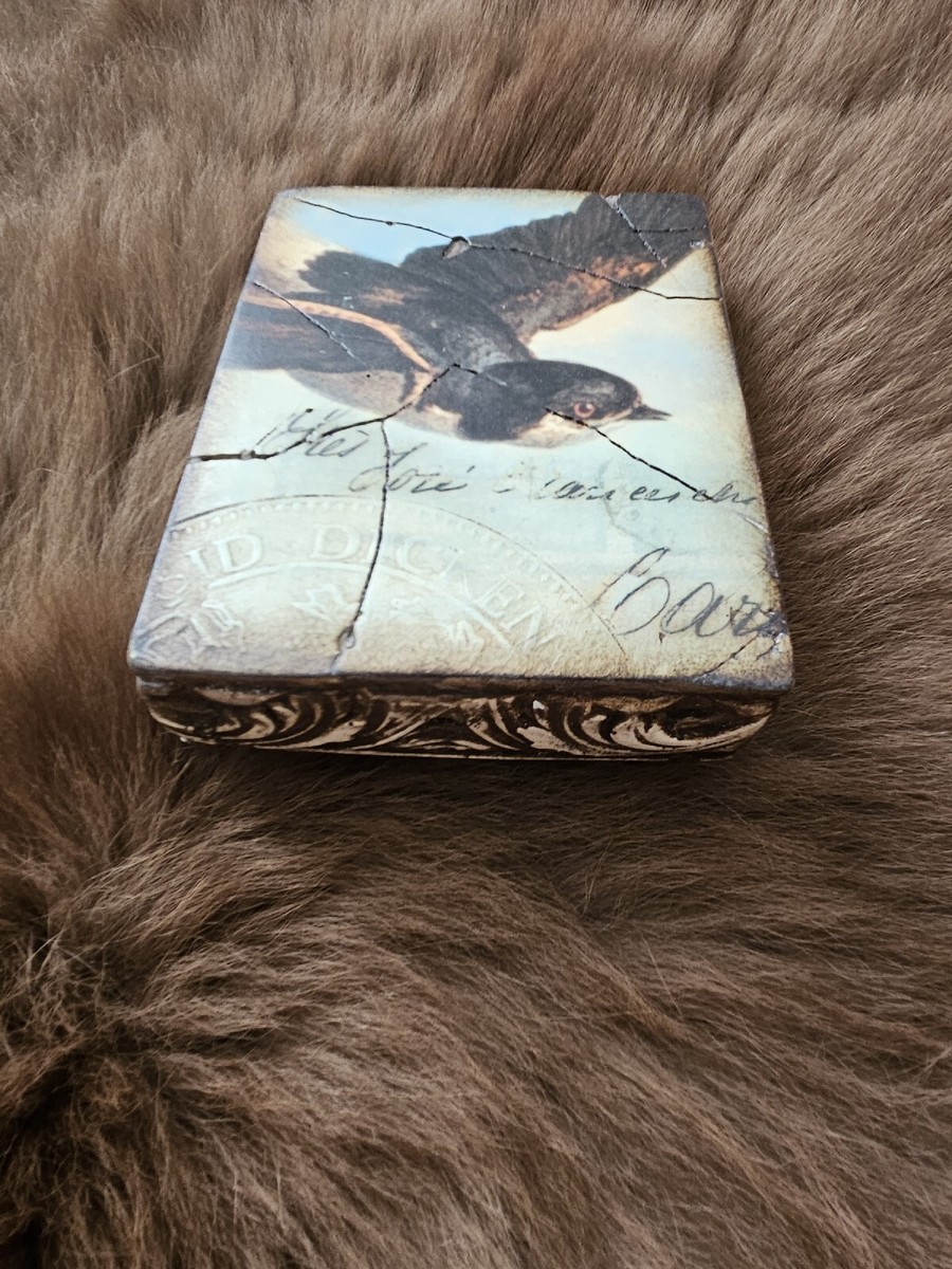 Sid Dickens Retired Memory Block Tile T-118 BIRD IN FLIGHT *Rare