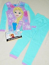 Girls Thermal Underwear Size 10 Princess Elsa Outfit Disney Frozen Set NEW