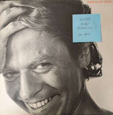 Robert Palmer Riptide Vinyl Record VG+/VG ILPS9801 1985 