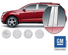 2008-2012 Chevrolet Malibu Bowtie Pillar Post Trim Gm Officially Licensed