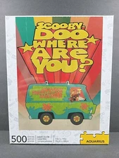 Scooby-Doo Where Are You? 500 Pc Jigsaw Puzzle Mystery Machine Van Fun Gift NEW