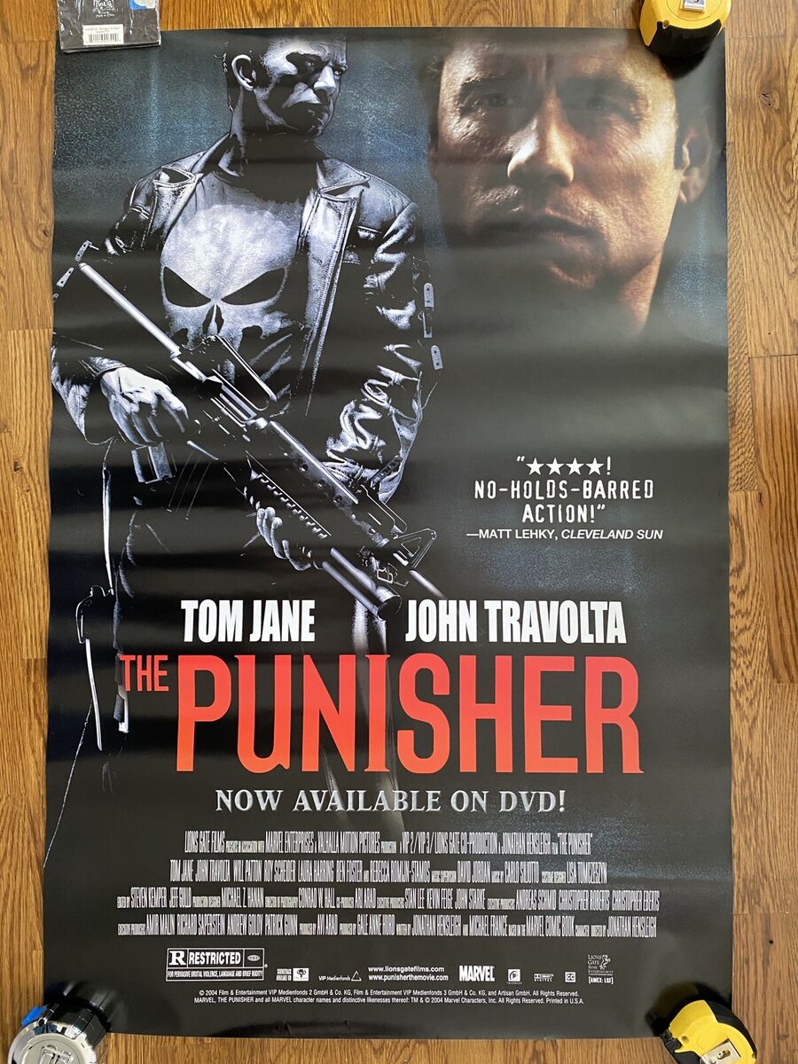 THE PUNISHER (2004) ORIGINAL MOVIE POSTER THOMAS JANE PORTRAIT VERSION -  ROLLED