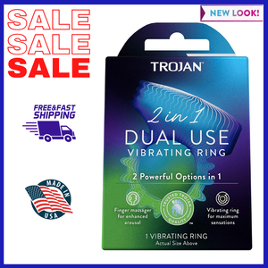 Trojan female finger vibrator