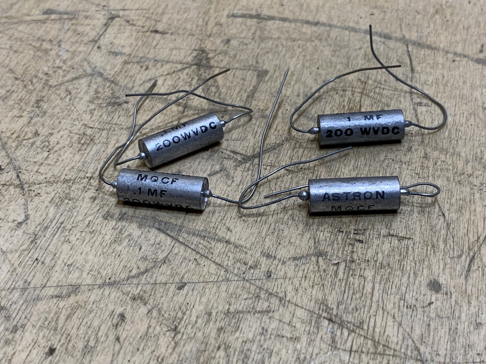 20pcs NOS 1960s PIO ASTRON .1 uf 200v Vitamin Q Capacitors Guitar Tone