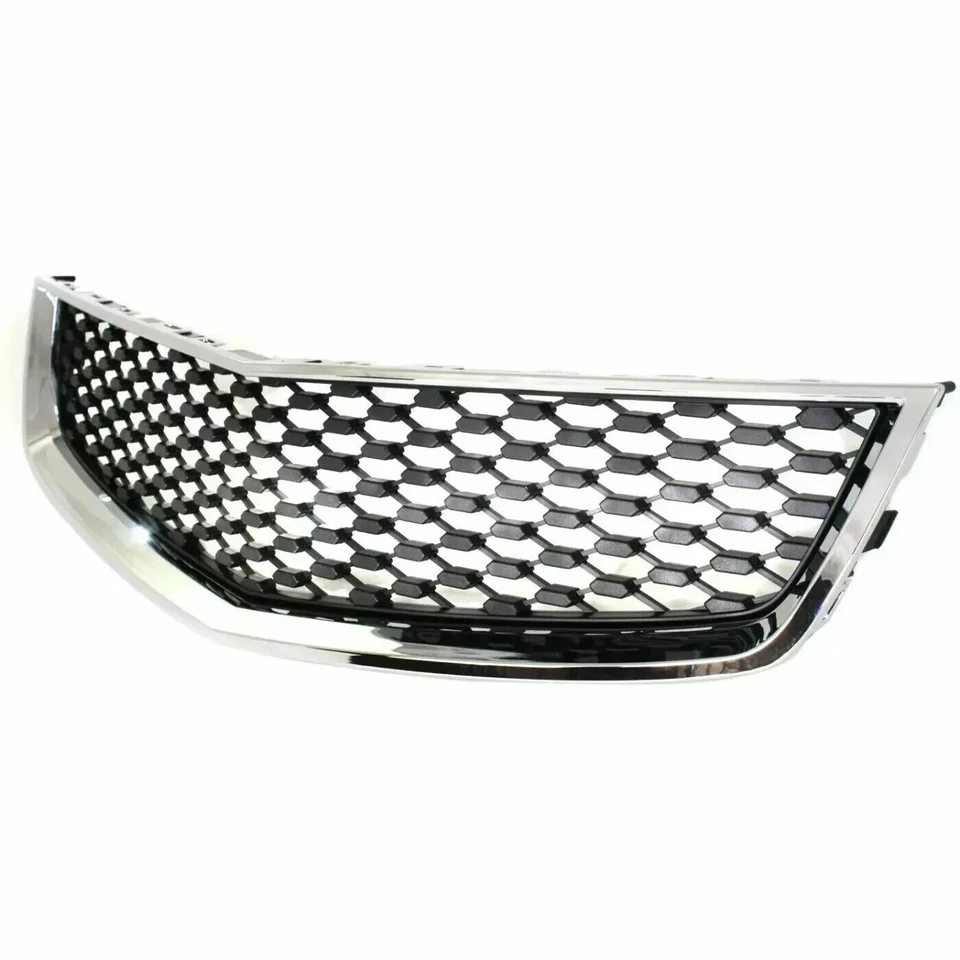 Front Bumper Grille assembly Chrome For 2010-2015 Chevrolet Equinox Foto 3 de 4