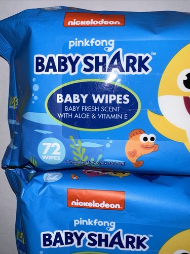 Toallitas hipoalergénicas para bebé Nickelodeon Baby Shark con aloe y vitamina E (144 toallitas) - Imagen 6 de 17