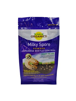 St. Grabriel Organics Milky Spore Grub Control Powder Concentrate, 10oz