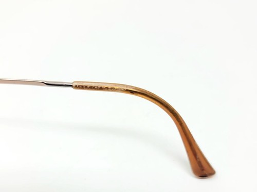 Emporio Armani Eyeglasses Frame Gold Mens Women Round Italy 008 806 47-22-135 - Picture 8 of 10