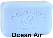 Pre de Provence OCEAN AIR French Soap 250 Gram XL Bath Shower Bar Shea Butter