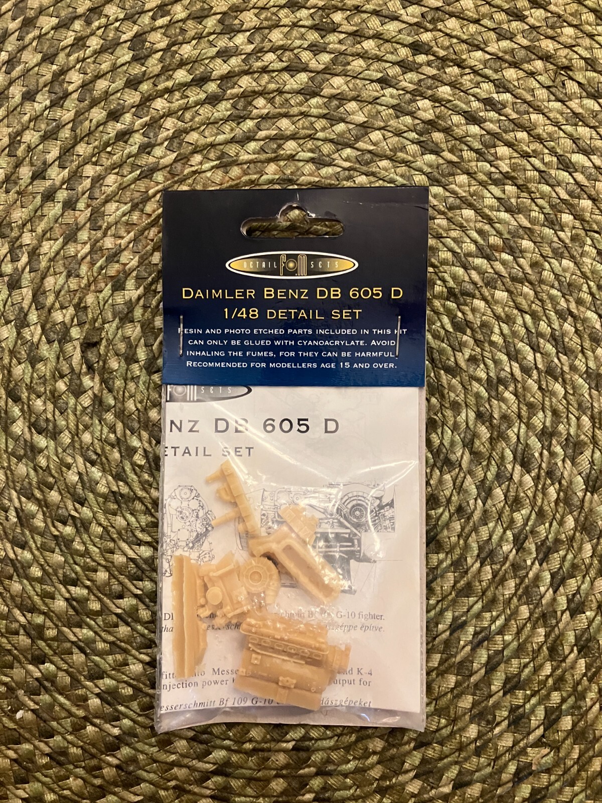 new FM Detail Sets resin Daimler Benz DB 605D 1/48 detail set German ...