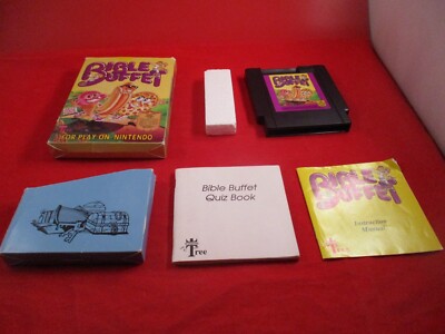 Bible Buffet (Nintendo Entertainment System, 1993) NES COMPLETE w