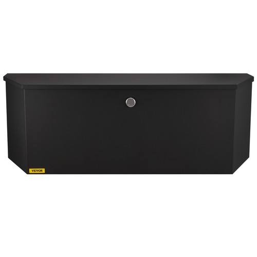 VEVOR Trailer Tongue Tool Storage Box 36 x 12 x 12 inch Carbon Steel + Lock Keys - Imagen 10 de 12