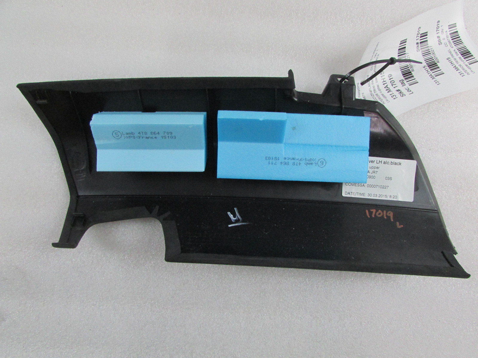 Lamborghini Huracan, LH, Left Upper C-Pillar, Black, Used, P/N 4T0867351A