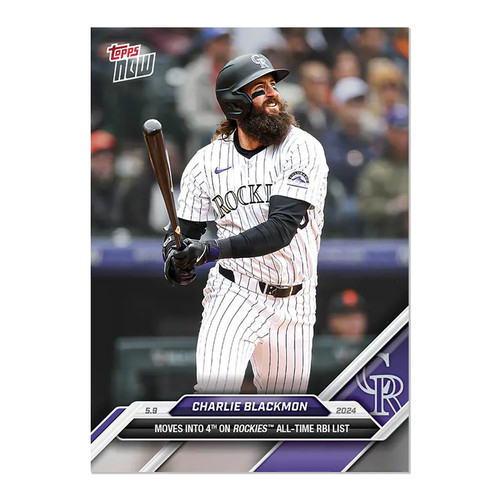 2024 Topps Now 171 Charlie Blackmon