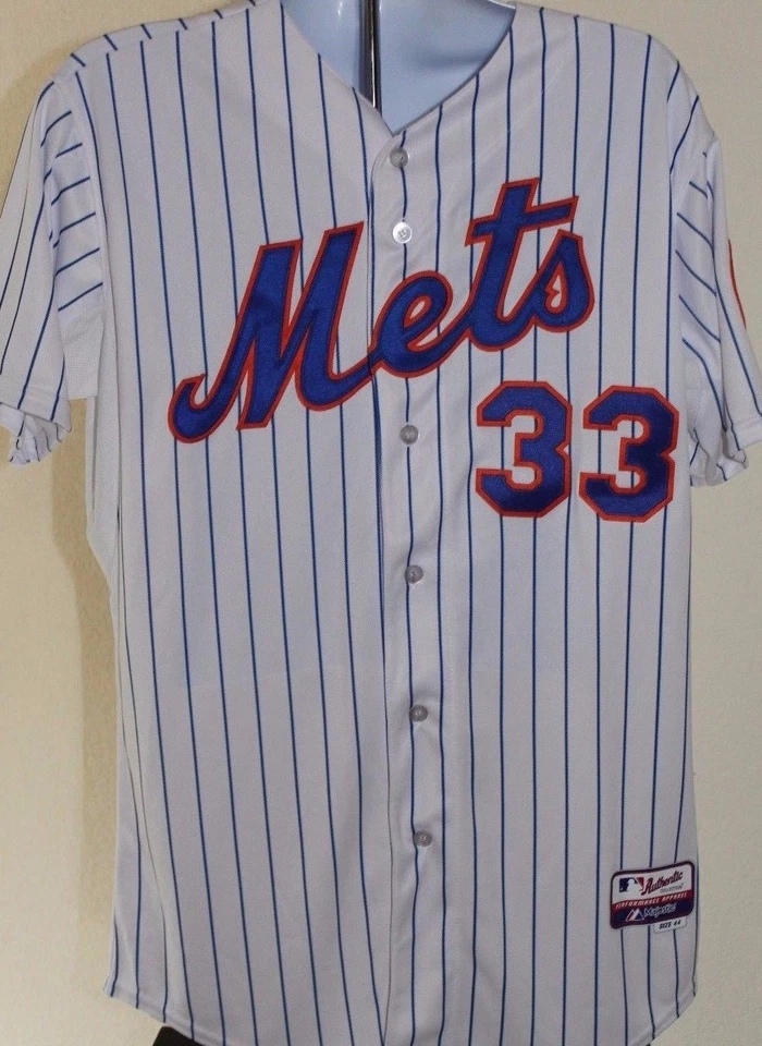 Majestuosa camiseta firmada por Matt Harvey de los Mets de Nueva York autografiada talla 44 MLB Foto 4 de 4