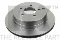 NK 203665 2X Bremsscheiben 2 StüCk Scheibenbremse Brake Discs Hinterachse Hinten