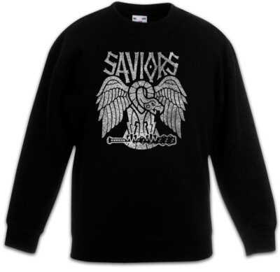 Saviors Patch Kinder Pullover The Negan Walking Lucille Dead Symbol Logo