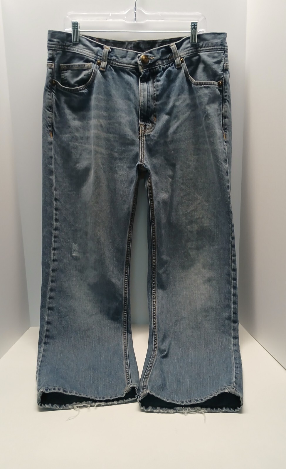 Ecko Unltd Mens 36x30 Baggy Raw Uncut Skater Grunge Goth Hip Hop Jeans  