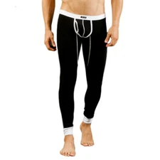 Thermal Underwear Men Winter Long Johns Spandex Printed Long Johns Thermal Pants