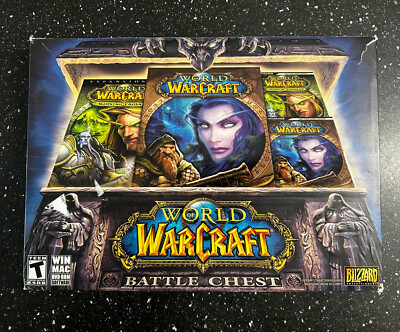 World of Warcraft Battle Chest Burning Crusade PC CD-ROM Windows XP Vista 7 Mac