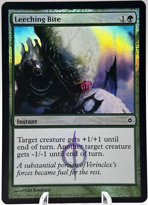 Leeching Bite 113/175 Foil New Phyrexia NPH MTG LP