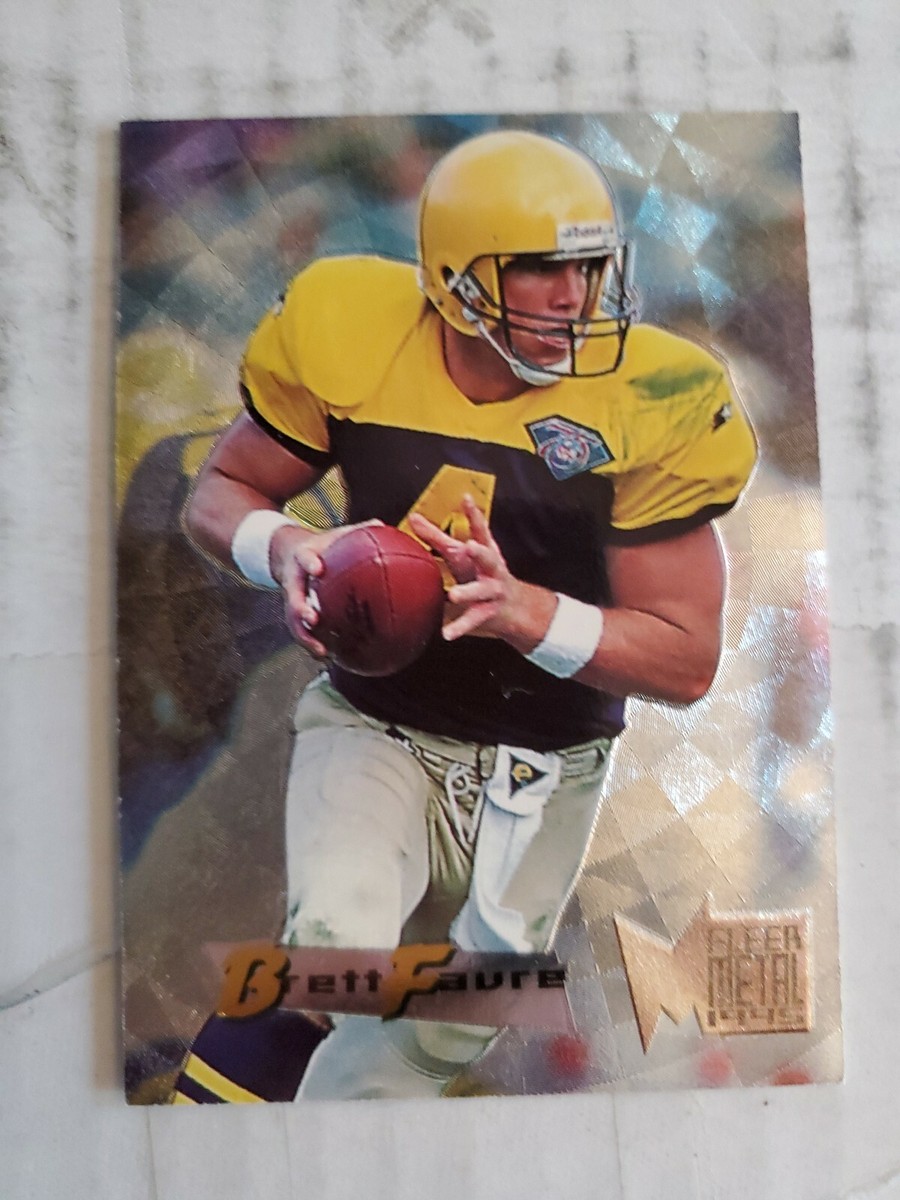 1995 Fleer Metal Brett Favre card #70 Packers | eBay