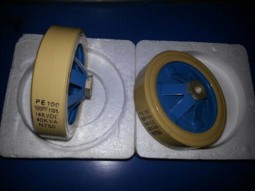 1pc PE100 500PF 14KV DC 40KVA N750 High Voltage Ceramic Capacitor