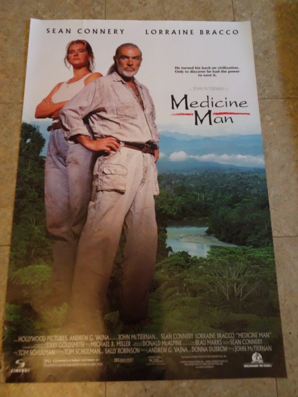 Medicine Man - Movie Poster with Sean Connery and Lorraine Bracco