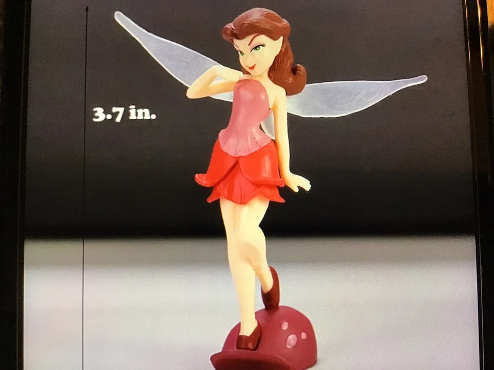 Tinkerbell Fairy Girlfriends - 7 piezas - adornos para pasteles - exhibición de Hadas - NUEVO EN BOLSA Foto 2 de 4