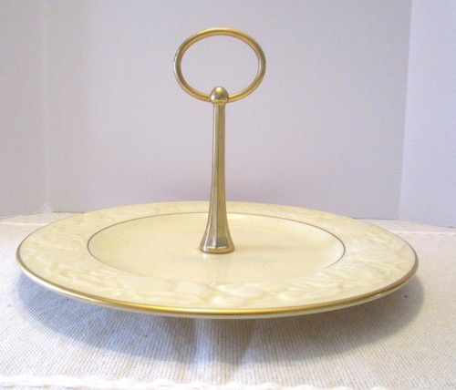 Lenox Fruits of Life Serving Plate with Handle - Picture 2 of 5