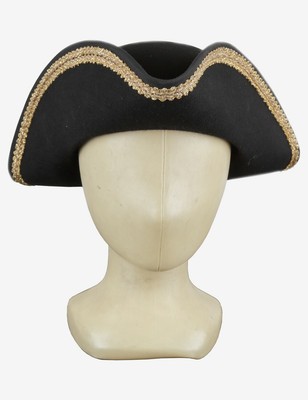 Golden Edge Tricorn - Hat hand-made in 