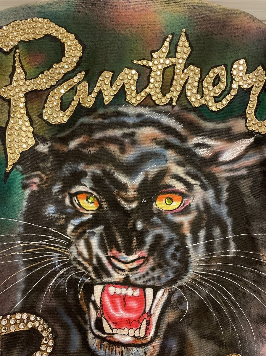 Very Rare Vintage 1987 Tony Alamo Black Panther Power Denim Very Rare Vintage 1987 Tony Alamo Black Panther Power Denim
