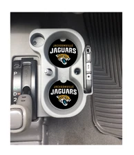 JACKSONVILLE JAGUARS RUBBER CAR COASTERS SET (2) NFL