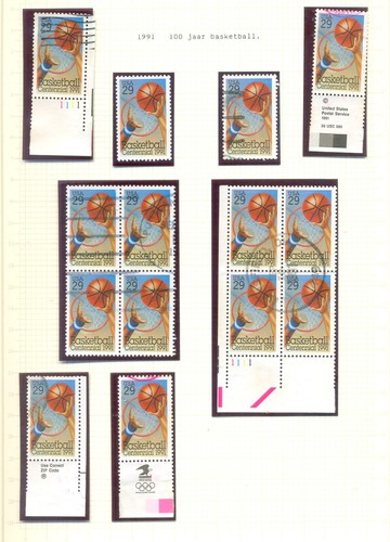 USA 1991 issues mint, used, blocks - Picture 15 of 20