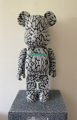 その他 BE@RBRICK 1000% atmos elephant Bearbrick Atmos Elephant Print 1000% | eBay
