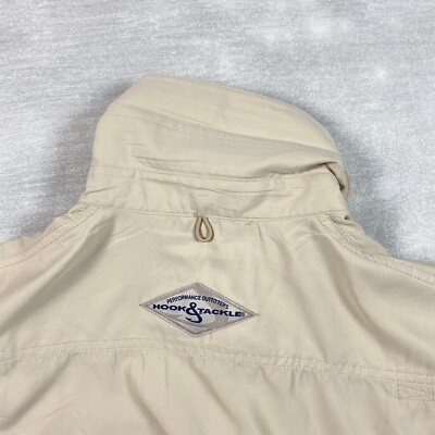 Chemise De Pêche Hook & Tackle Seacliff 2.0 Pour Homme, Manches Longues, Beige, Taille M – Respirante Et Ventilée