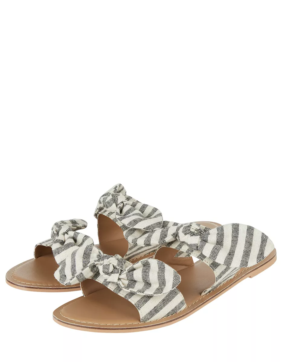 Striped clearance bow slides