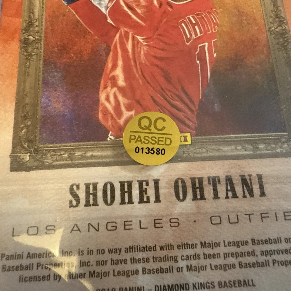 2018 Panini Diamond Kings Gallery of Stars Shohei Ohtani GS11 D - Image 3 of 3