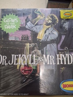 Vintage Moebius Glows In The Dark Dr. Jekyll as Mr. Hyde Model, SEALED!  2007