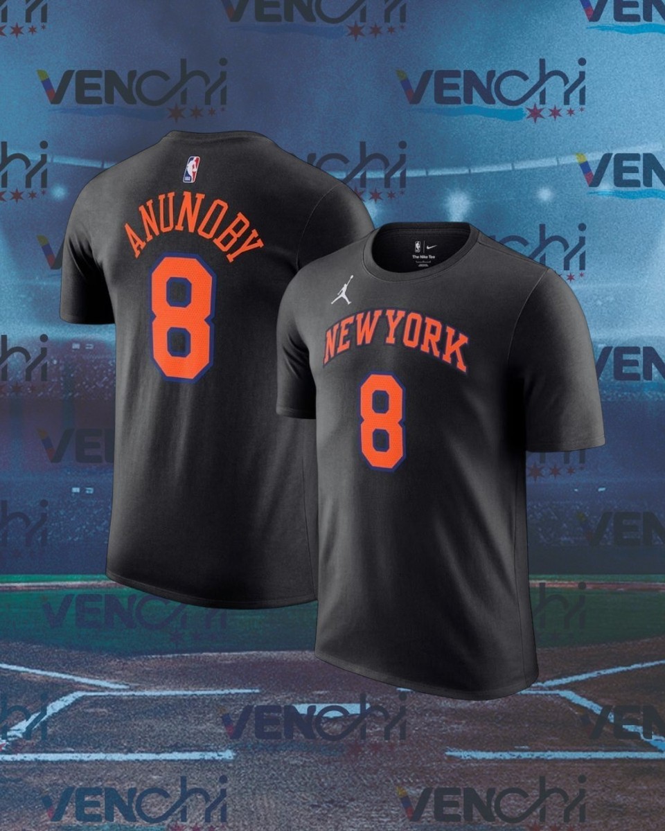 OG Anunoby #8 - New York Knicks Team Name & Number Player SHIRT
