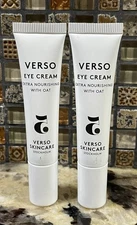 Bundle 2 Verso Eye Cream 5 Extra Nourish Moisturize Repair 0.5oz each- 1oz Total