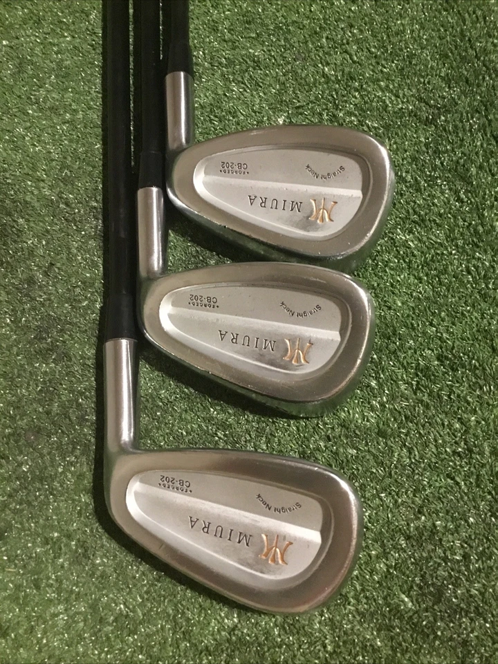 Miura CB 202 Forged Straight Neck Irons Set (5-PW)Stiff KBS TGI 80 Pure Graphite - Image 4 of 4