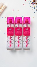 3 Bath  Body Works MILK BAR BIRTHDAY CAKE Fragrance Mist Body Spray 8 oz