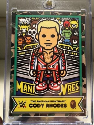 2025 Topps WWE X BAPE Cody Rhodes Baby Milo Insert 