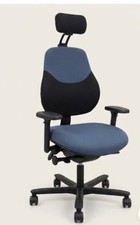 Flo Ergonomic Task Chair with Double Lumbar Pumps (free desk IF wanted)-collect