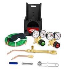 HVAC  Light Duty Oxy Acetylene Brazing Torch Kit, Portable with Safety Check
