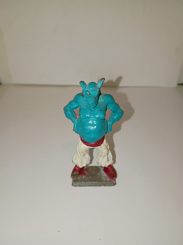 Ral Partha AD&D Monsters Mini Marid (Genie) Painted Blue Vintage Nice