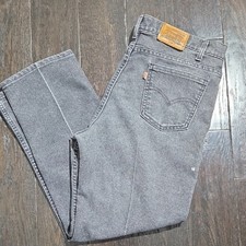 Levi's Men's 540 Jeans 36x29 Grey Vintage Brown Tab Relaxed Fit Stretch Denim